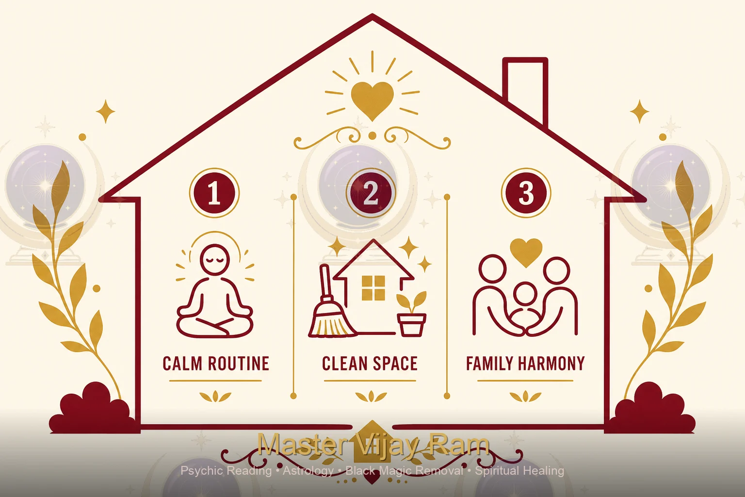 Infographic on protecting children, child affected by black magic Master Vijay Ram