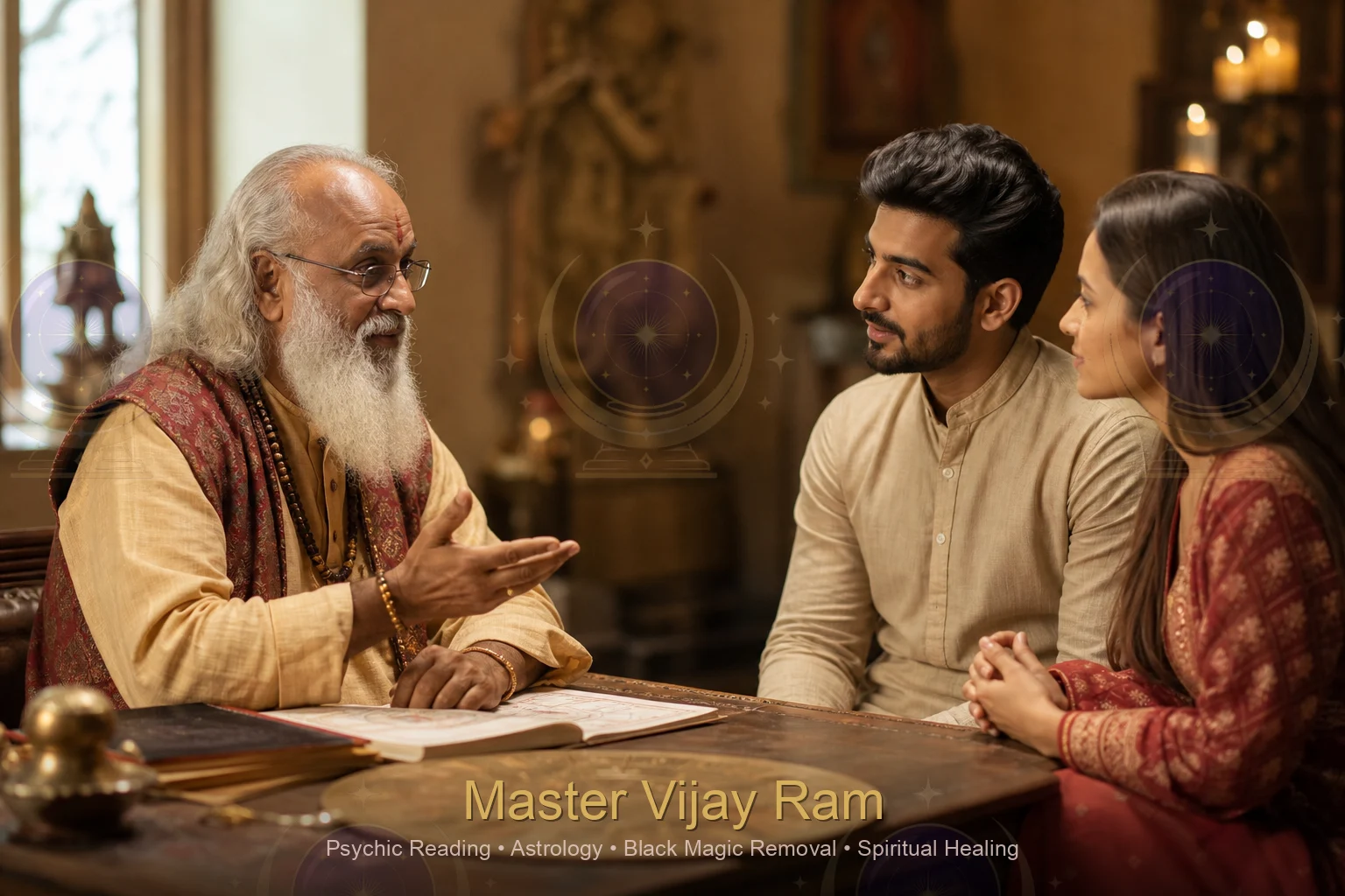 Consultation about a child affected by black magic with Master Vijay Ram