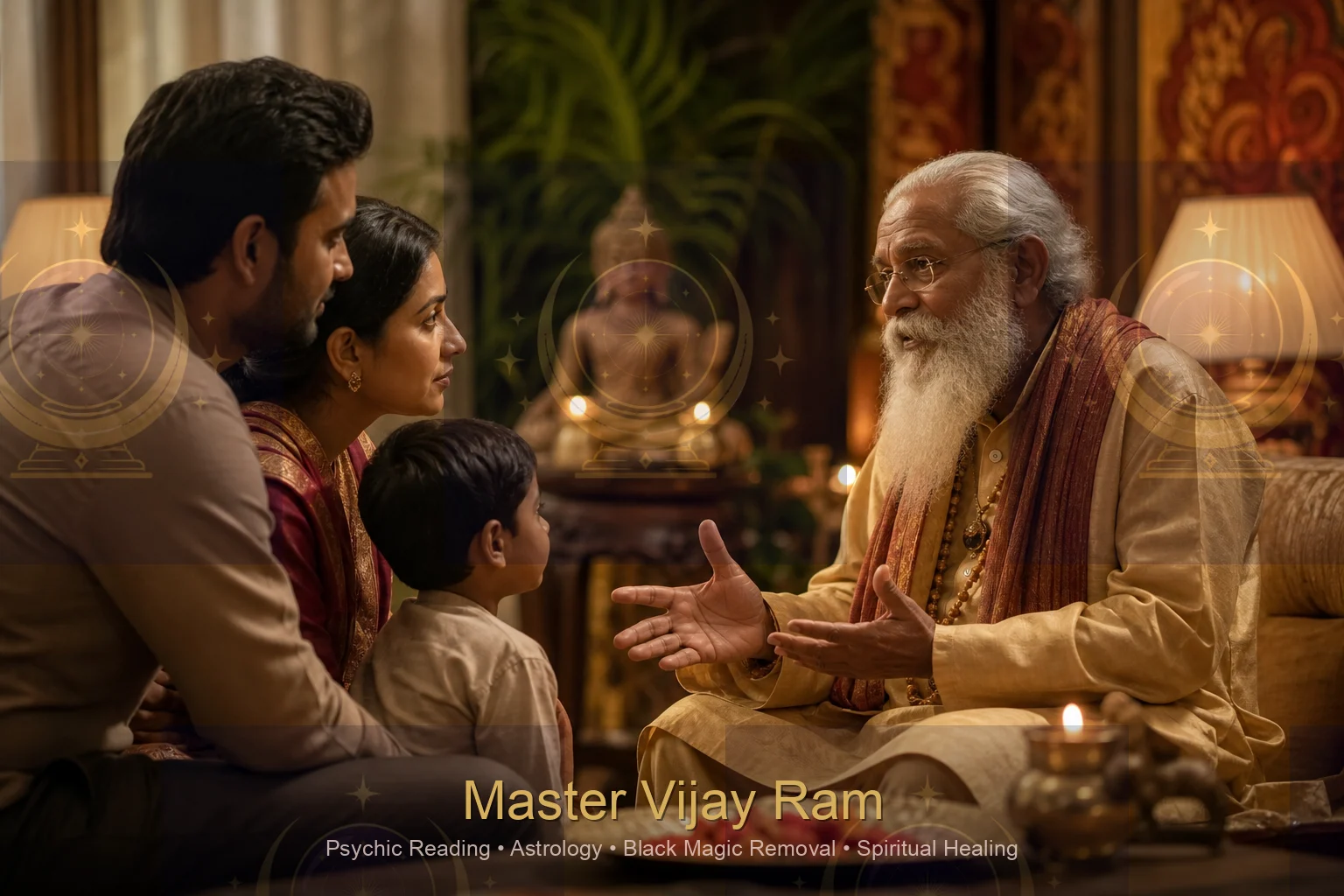 Private consultation for evil eye removal near me with Master Vijay Ram