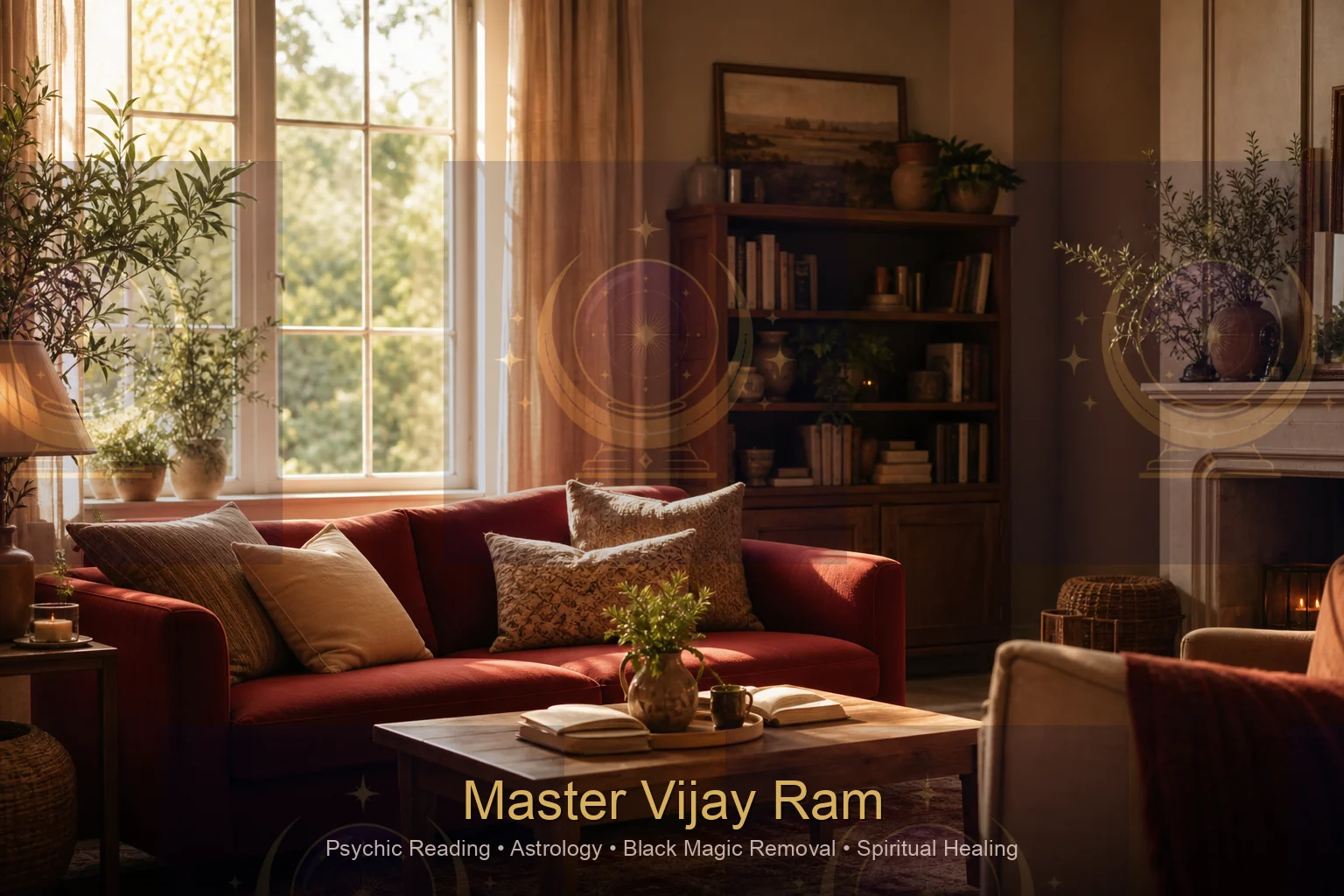 Calm restored home atmosphere after spiritual protection work by Master Vijay Ram