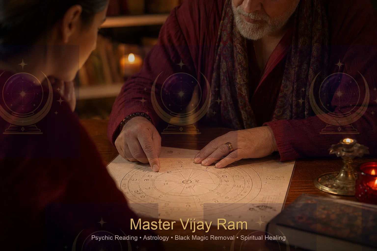 Astrology-based love guidance consultation with Master Vijay Ram