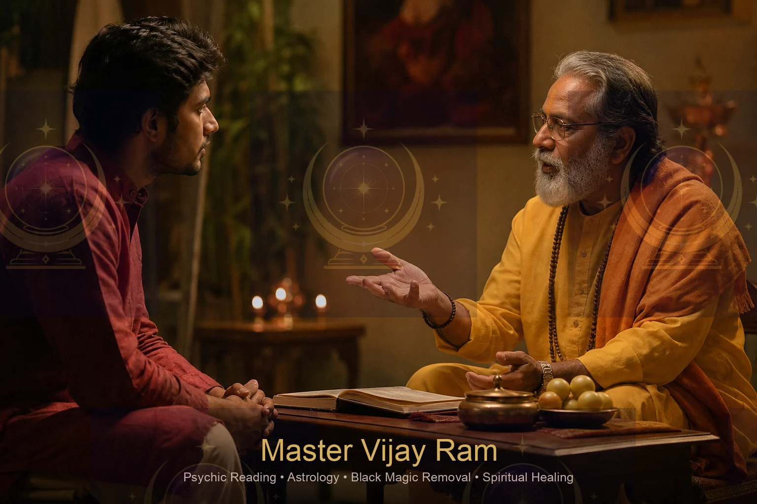 Confidential consultation session with Master Vijay Ram in Kitchener