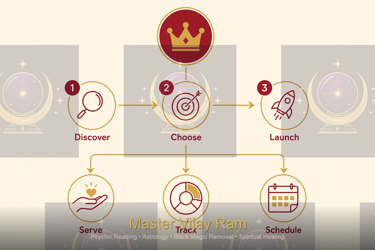 Decision infographic for choosing a reading type Master Vijay Ram