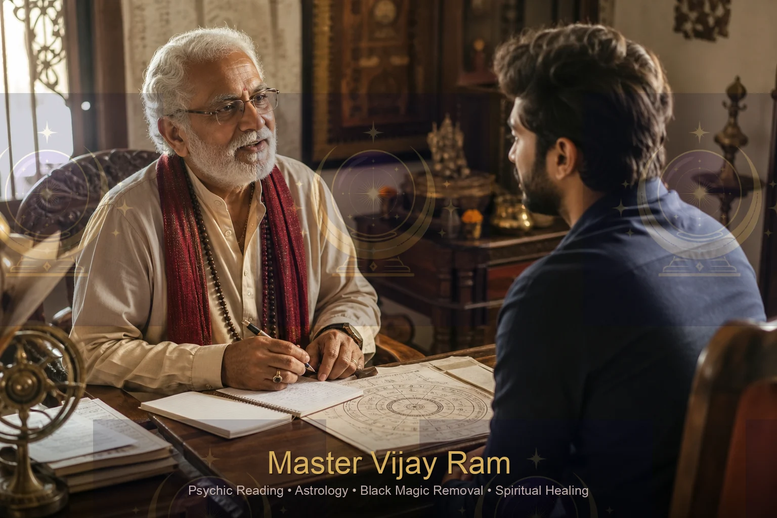 Private consultation on love and relationship guidance with Master Vijay Ram
