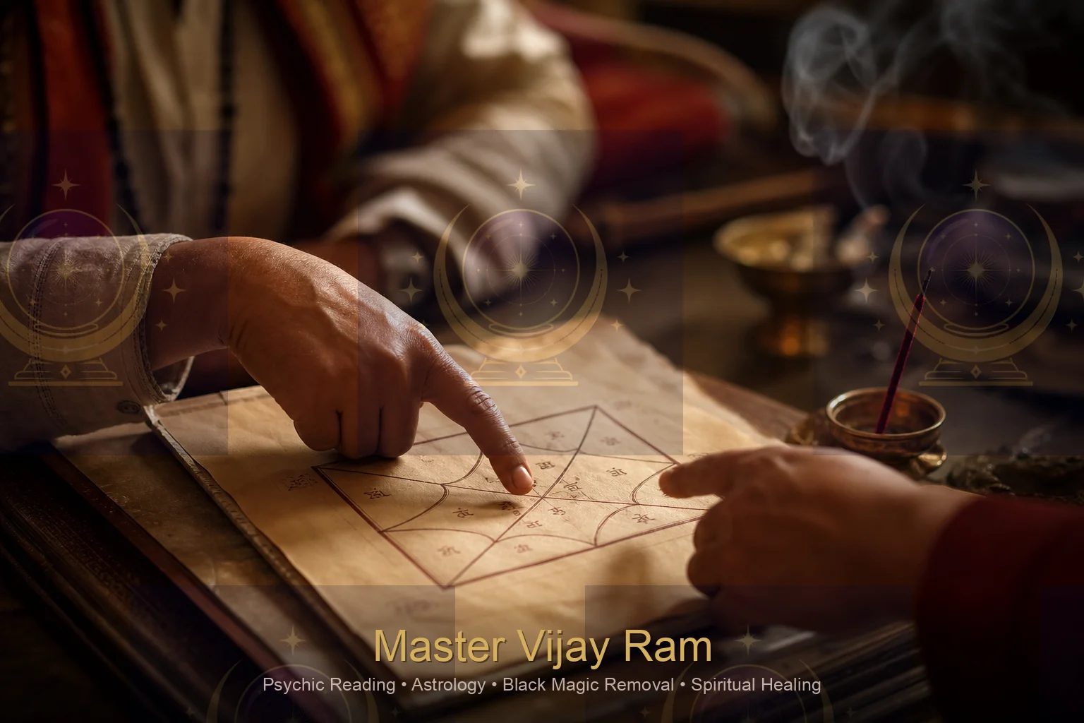 Vedic birth chart analysis for ex relationship guidance by Master Vijay Ram